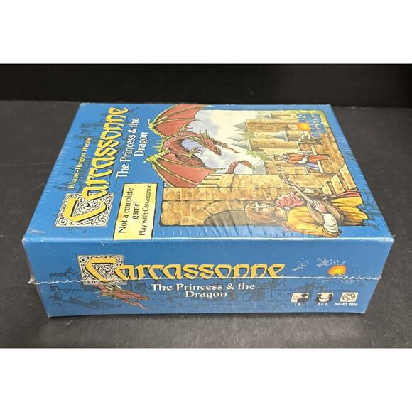 Carcassonne The Princess and The Dragon Expansion Set 2005 Sealed Rio Grande - Picture 6 of 6